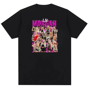 Liv Morgan Nữ Champion Đấu Vật Thời Trang Thẩm Mỹ Áo Thun In Hình Cotton Cao Cấp
