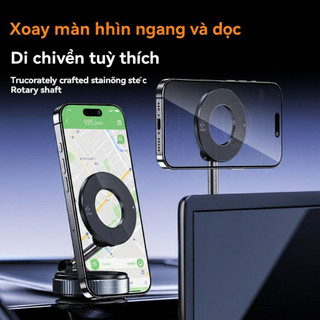 [Sẵn sàng] Giá đỡ điện thoại ô tô từ tính hút chân không K007 360° Giá đỡ điện thoại lười có thể gập lại có thể xoay được Giá đỡ điện thoại