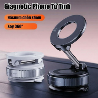 [Sẵn sàng] Giá đỡ điện thoại ô tô từ tính hút chân không K007 360° Giá đỡ điện thoại lười có thể gập lại có thể xoay được Giá đỡ điện thoại