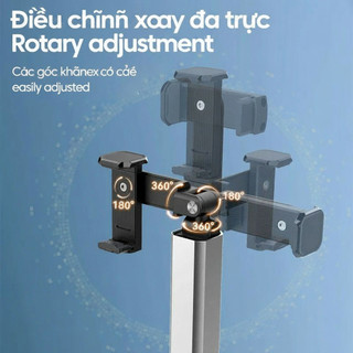 Xoay 360 Độ Di Động Du Lịch Giá Đỡ Điện Thoại Di Động Đứng Gấp Xoay Selfie Giữ Lười Giá Đỡ Điện Thoại Di Động
