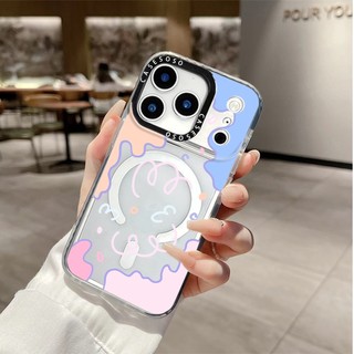Ốp Sạc Từ Tính Không Dây Tương Thích Cho IPhone11 12 13 14 15 16 Pro Max Nhiều Màu Sắc Đường Hoa Miếng Dán 15 16 PLUS 16E Silicon Mềm Trong Suốt Cản Vỏ Chống Sốc
