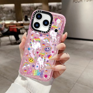 Ốp Sạc Từ Tính Không Dây Lisa Frank Ins Unicorn Tương Thích Cho IPhone 12 13 14 15 16 17 Pro Max Cover 16E 17AIR Silicon Mềm Trong Suốt Ốp Lưng Chống Sốc