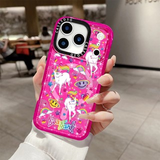 Ốp Sạc Từ Tính Không Dây Lisa Frank Ins Unicorn Tương Thích Cho IPhone 12 13 14 15 16 17 Pro Max Cover 16E 17AIR Silicon Mềm Trong Suốt Ốp Lưng Chống Sốc