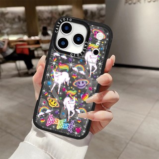 Ốp Sạc Từ Tính Không Dây Lisa Frank Ins Unicorn Tương Thích Cho IPhone 12 13 14 15 16 17 Pro Max Cover 16E 17AIR Silicon Mềm Trong Suốt Ốp Lưng Chống Sốc