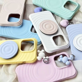 Cam Nâng Cấp Từ Tính Silicon Lỏng Ripple Ốp Lưng Điện Thoại iPhone 17 Pro Max 17Air 16 Plus 15 14 13 12 11 Pro Max Vỏ Bảo Vệ Chống Sốc