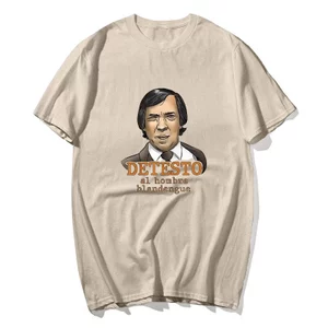 Fary El Fary Tây Ban Nha Retro DETESTO Al Hombre Blandengue Áo Mùa Hè Vintage Áo Thun Cotton Tee Áo Sơ Mi Nam In Hình Tee