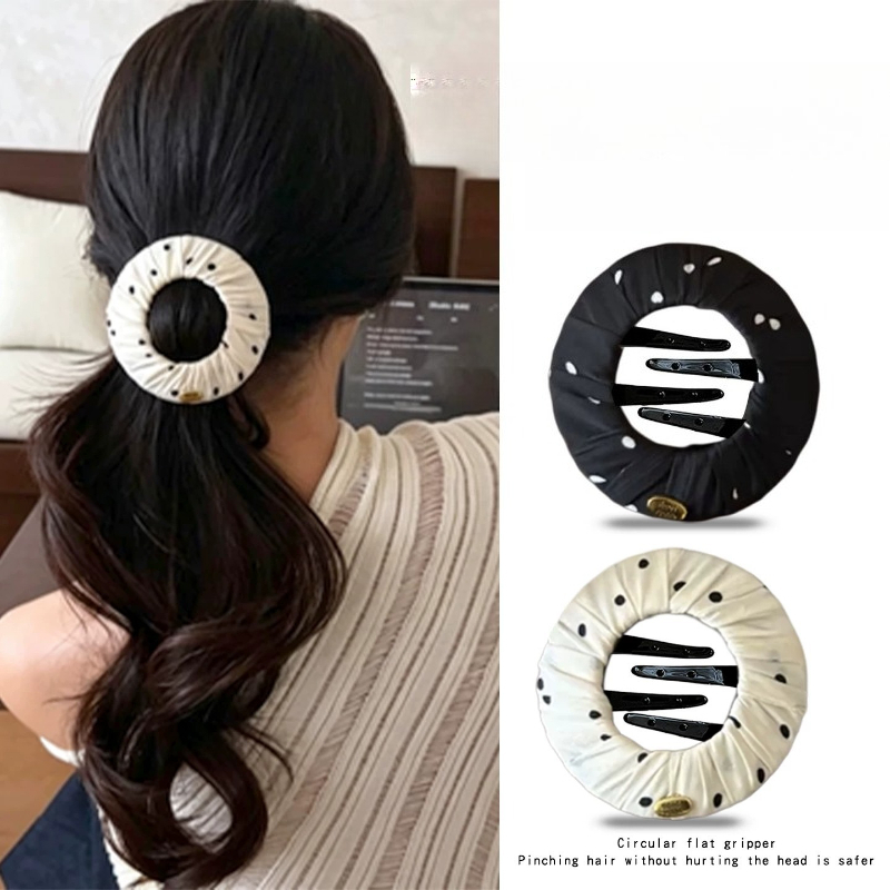 Kẹp Tóc Phẳng Nữ 2026 - Thiết kế đơn giản, thời trang, phù hợp với tóc đuôi ngựa thấp