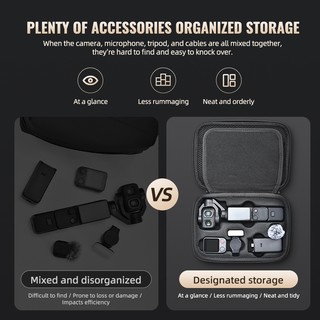 Dành Cho DJI Osmo Pocket 4 Pro Toàn Bộ Túi Bảo Quản Túi Đeo Ngang Di Động Túi Chụp Ảnh Túi 4P Phụ Kiện Hộp Bảo Quản
