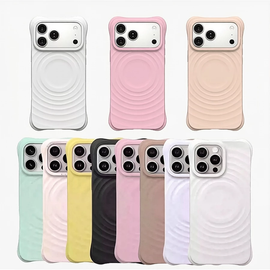 Ốp điện thoại silicon lỏng từ tính nhiều màu cho iPhone 13 đến iPhone 18