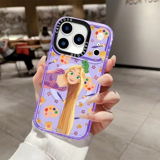 Rapunzel Sắc Tố Graffiti Ốp Lưng Sạc Từ Tính Không Dây Tương Thích Cho IPhone 12 13 14 15 16 17 Pro Max Cover17AIR Silicon Mềm Trong Suốt Ốp Lưng Chống Sốc