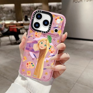 Rapunzel Sắc Tố Graffiti Ốp Lưng Sạc Từ Tính Không Dây Tương Thích Cho IPhone 12 13 14 15 16 17 Pro Max Cover17AIR Silicon Mềm Trong Suốt Ốp Lưng Chống Sốc
