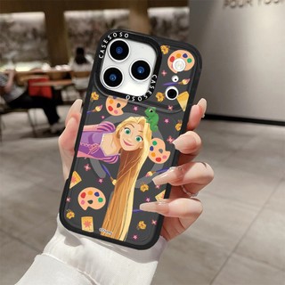 Rapunzel Sắc Tố Graffiti Ốp Lưng Sạc Từ Tính Không Dây Tương Thích Cho IPhone 12 13 14 15 16 17 Pro Max Cover17AIR Silicon Mềm Trong Suốt Ốp Lưng Chống Sốc