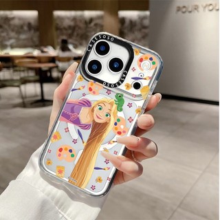 Rapunzel Sắc Tố Graffiti Ốp Lưng Sạc Từ Tính Không Dây Tương Thích Cho IPhone 12 13 14 15 16 17 Pro Max Cover17AIR Silicon Mềm Trong Suốt Ốp Lưng Chống Sốc