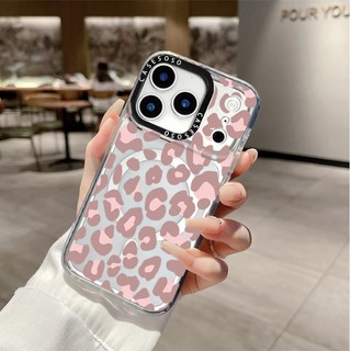 Vỏ sạc từ tính không dây in họa tiết da báo rỗng Tương thích cho IPhone11 12 13 14 15 16 Pro Max Cover 15 16 PLUS Vỏ silicon mềm trong suốt chống sốc