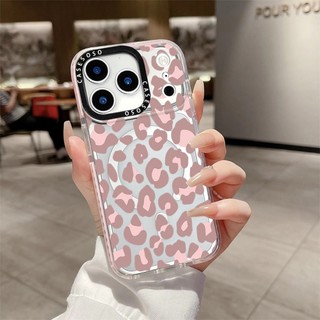 Vỏ sạc từ tính không dây in họa tiết da báo rỗng Tương thích cho IPhone11 12 13 14 15 16 Pro Max Cover 15 16 PLUS Vỏ silicon mềm trong suốt chống sốc