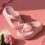 Bé Gái Phong Cách Mới Flip-Flops Phụ Kiện Dâu Tây EVA Đế Mềm Thoải Mái Chống Mài Mòn