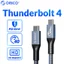 Cáp USB-C ORICO Thunderbolt 4 40Gbps 100W PD Sạc nhanh 8K @ 60Hz Dây bện Nylon Nhiều chiều dài tùy chọn