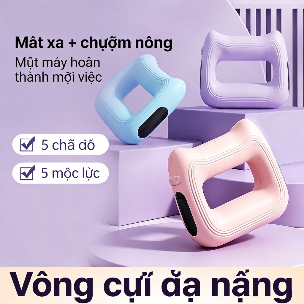 Dựa vào rung với bàn chải thắt lưng Máy mát xa béo trên bụng Fascia Súng giảm cân đa chức năng