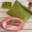 Túi đựng mỹ phẩm màu macaron ô nhỏ mỏng khóa kéo đơn giản tiện mang đựng đồ dưỡng da