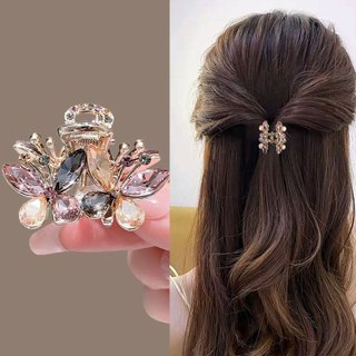 Phong Cách Mới Rỗng Bướm Mini Nhỏ Lấy Kẹp Cao Cấp Ánh Sáng Sang Trọng Nổ Tóc Tóc Nửa Tie Tóc