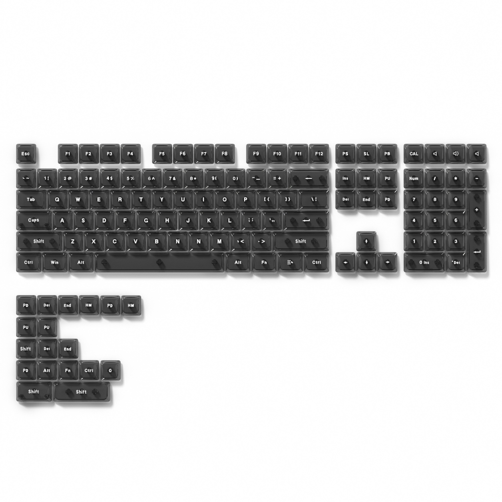 Womier 126 Phím PC Jelly Grey Cấu Hình Thấp Tỏa Sáng Thông Qua Tùy Chỉnh Keycaps Bộ Cho Cherry Gateron MX Switch Bàn Phím Cơ | BigBuy360 - bigbuy360.vn