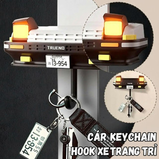 HaiLoka AE86 Giá treo chìa khóa kiểu đèn pha ô tô — Móc treo chìa khóa gắn tường trang trí đầy sáng tạo
