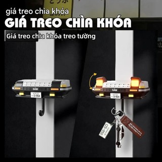 HaiLoka AE86 Giá treo chìa khóa kiểu đèn pha ô tô — Móc treo chìa khóa gắn tường trang trí đầy sáng tạo