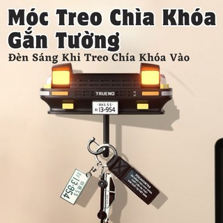 HaiLoka Giá đỡ chìa khóa đèn pha ô tô AE86 Móc chìa khóa Móc treo tường Giá đỡ chìa khóa ABS sáng tạo Trang trí lưu trữ hiện đại cho người hâm mộ quà tặng nhà để xe tại nhà
