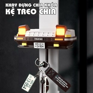 HaiLoka Giá đỡ chìa khóa đèn pha ô tô AE86 Móc chìa khóa Móc treo tường Giá đỡ chìa khóa ABS sáng tạo Trang trí lưu trữ hiện đại cho người hâm mộ quà tặng nhà để xe tại nhà