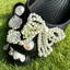 Nữ Bé Gái Clog Sandal Giày DIY Quyến Rũ Hoa Trang Trí Bộ Phụ Kiện