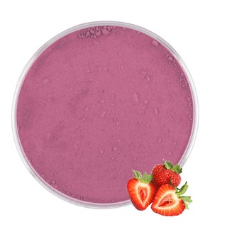 Bột đông khô dâu tây hữu cơ nguyên chất 100% Bột trái cây dâu tây 100g / 400g