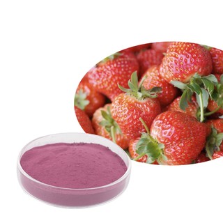 Bột đông khô dâu tây hữu cơ nguyên chất 100% Bột trái cây dâu tây 100g / 400g