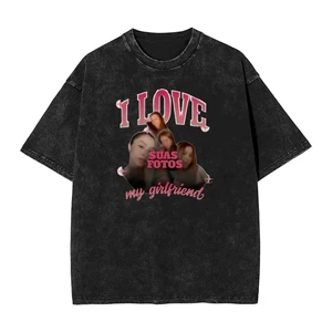 I Love My Girlfriend - I Love My Girlfriend Áo thun cotton in hình thiết kế