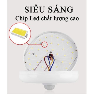 Đèn LED Ốp Trần Cảm Biến Chuyển Động PIR Tự Động Bật/Tắt 15W 20W 30W 40W Đèn Trần Thông Minh Cầu Thang Hành Lang Nhà Vệ Sinh  Bảo Hành 5 Năm