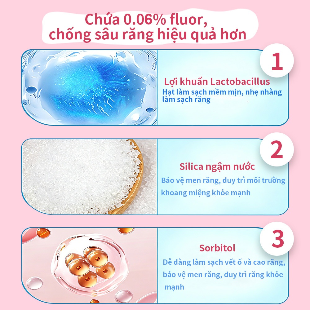 Bộ Kem Đánh Răng B.Duck Cho Bé Từ 5-12 Tuổi (Hương Dâu)