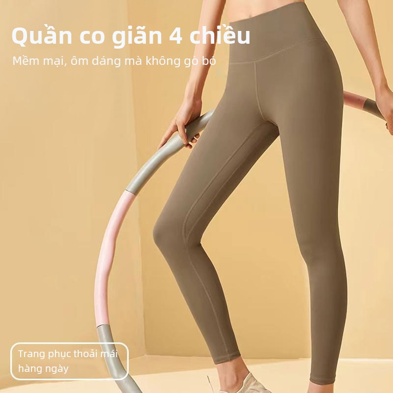 FUYOGI Quần Tập Yoga Nữ Eo Cao Nâng Mông, Thoáng Khí, Độ Đàn Hồi Tốt - Phù Hợp Cho Pilates Và Thể Dục