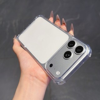 Ốp điện thoại túi khí chống rơi acrylic bốn góc trong suốt cao phù hợp cho iPhone 11 12 13 14 15 16 17 Pro Max bao gồm tất cả vỏ silicon chống rơi lỗ lớn