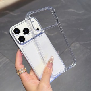 Ốp điện thoại túi khí chống rơi acrylic bốn góc trong suốt cao phù hợp cho iPhone 11 12 13 14 15 16 17 Pro Max bao gồm tất cả vỏ silicon chống rơi lỗ lớn