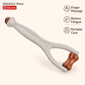 Con lăn gỗ massage ngón tay cầm tay giảm mỏi khớp lưu thông máu chăm sóc bàn tay tiện dụng