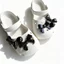6Psc Nữ Bé Gái Tắc Sandal Giày DIY Quyến Rũ Vintage Nơ Nhựa Hạt Nhỏ Mặt Dây Chuyền Nút Lỗ Giày Trang Trí Bộ Phụ Kiện Quà Tặng