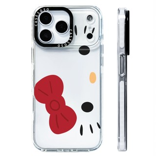 Nơ Biểu Hiện Hello Kitty Series Ốp Lưng Tương Thích Cho IPhone 11 13 15 16 17 Pro Max 12 13 Mini Cover X XR XS Max Silicone Mềm Trong Suốt Cản SE 2022 6 7 8 Plus Vỏ Chống Sốc
