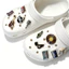 11Psc Nữ Bé Gái Tắc Sandal Giày DIY Quyến Rũ Vintage Phối Màu Nhạc Note Mặt Dây Chuyền Nút Lỗ Giày Trang Trí Bộ Phụ Kiện Quà Tặng