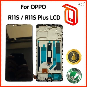 Dành Cho OPPO R11S / R11S Plus Màn Hình LCD Bộ Số Hóa Cảm Ứng Thay Thế Có Khung
