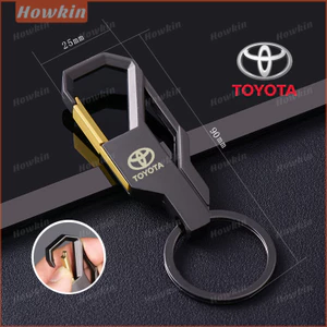 Móc khóa Logo ô tô mới Móc khóa ô tô Hợp kim sáng tạo Móc khóa kim loại cho Toyota