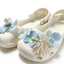 8 Chiếc Nữ Bé Gái Tắc Sandal Giày DIY Quyến Rũ Cổ Tích Hoa Xanh Bling Ngọc Trai Mặt Dây Chuyền Nút Lỗ Giày Trang Trí Bộ Phụ Kiện Quà Tặng
