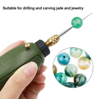 3MM Chân Mài Thanh Mini Khoan Kim Cương Đầu Mài Bur Kim Khắc Khắc Đánh Bóng Ngọc Đá Mũi Khoan