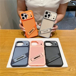 IPhone 17 Pro max Ice Peak Hỗ trợ vô hình Giá đỡ họa tiết Chất liệu TPU Vỏ điện thoại xử lý IMD