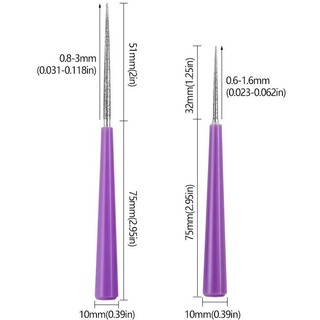 Kim Cương Reaming Kim Khoan Mài Hình Tập Tin DIY Phóng To Hạt Lỗ Khoan Ngọc Trai Pha Lê Trang Sức Ngọc Trai Dụng Cụ Chế Biến