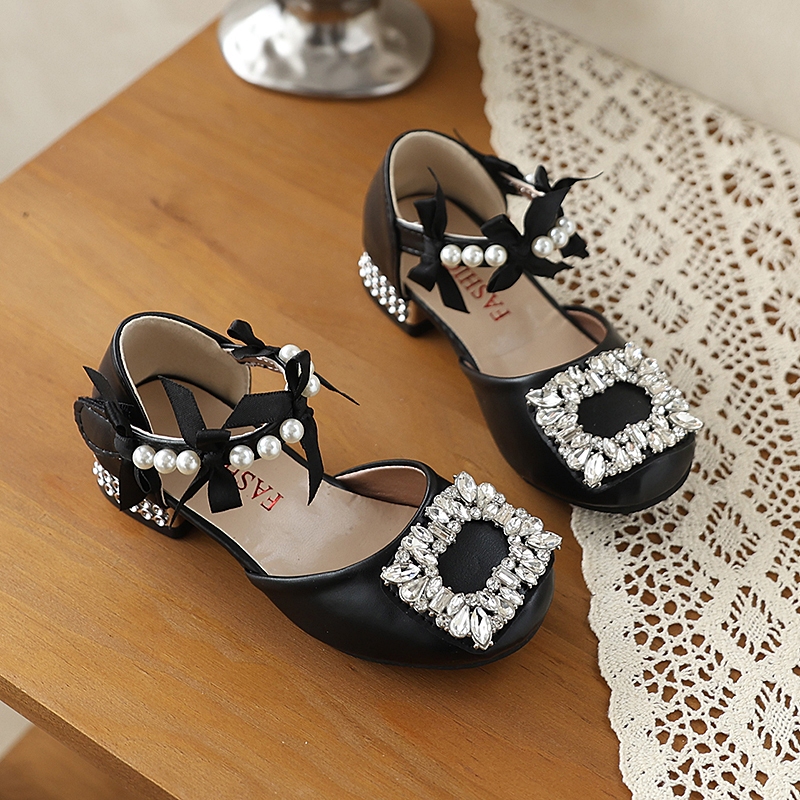 2026 Phong Cách Mới Phiên Bản Hàn Quốc Giày Sandal Sang Trọng Thời Trang, Giày Công Chúa, Giày Dự Tiệc Bé Gái