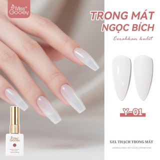 Miss Gooey màu nude trong như ngọc nhẹ nhàng tôn da thu đông đang lên ngôi Sơn gel jelly phủ UV cũng rất được ưa chuộng